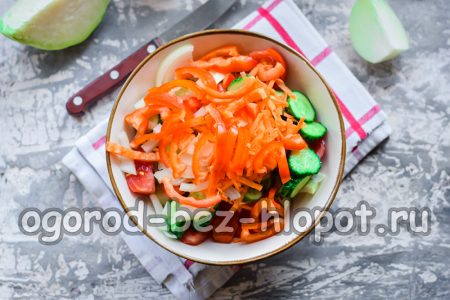 gehackten Pfeffer hinzufügen