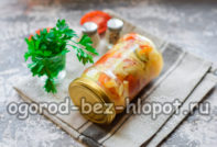 Kuban salad with cabbage