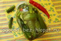 Pickled cucumbers for the winter