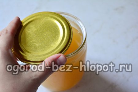 καλύψτε το χυμό με καπάκια