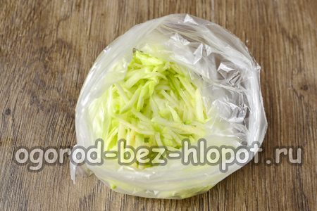 geriebene Zucchini