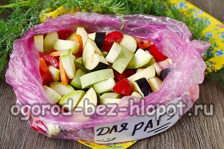 congélation pour ragoût de légumes