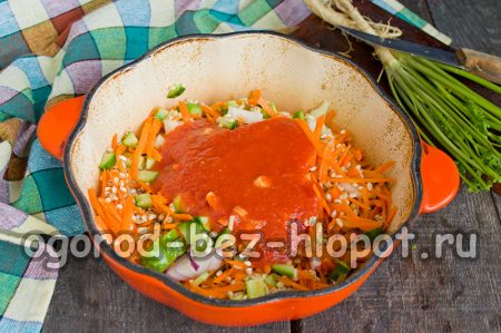 Tomaten hinzufügen