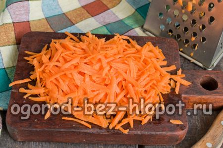 Karotten raspeln