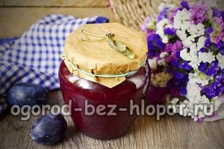 gelatina di prugne semplice