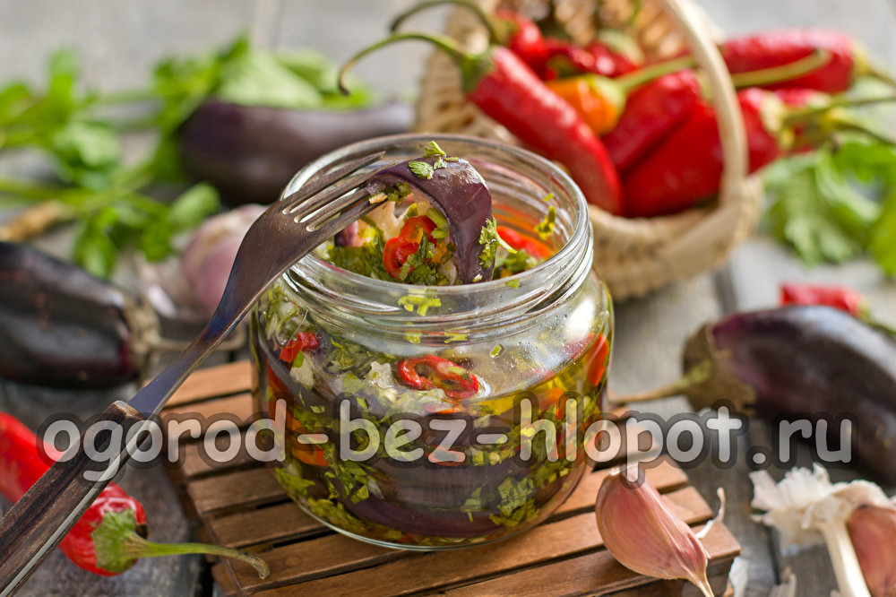 Aubergine mit Koriander