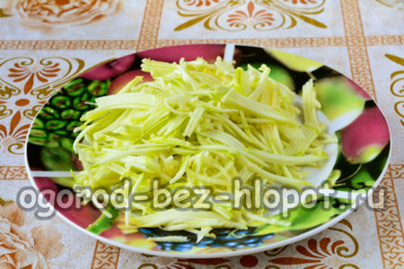 geriebene Zucchini