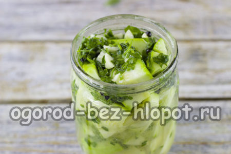 courgettes en bocal