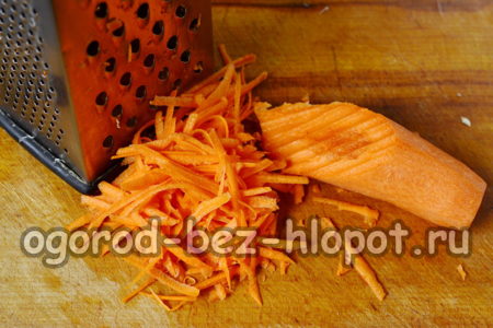 Karotten raspeln