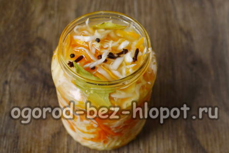 verser la marinade