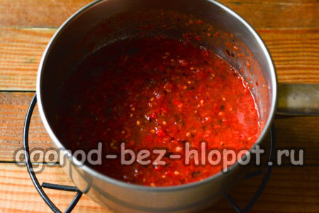 far bollire il ketchup
