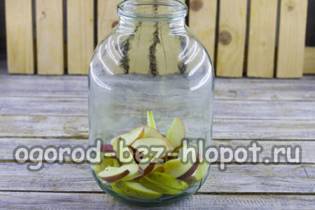 pommes en bocal