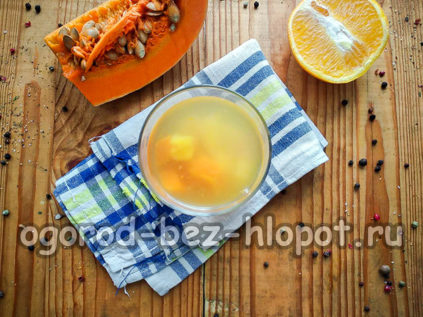compote de citrouille et d'orange