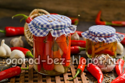 piments forts marinés
