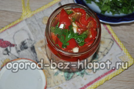 verser la marinade