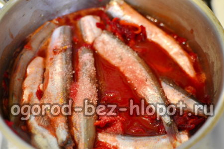 Salz, Zucker und Essig hinzufügen