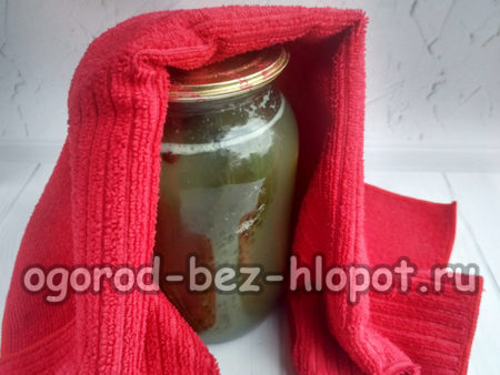 chiudi il barattolo e avvolgilo