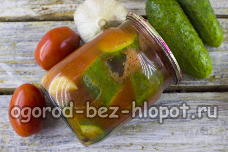 Gurken in Tomatensoße
