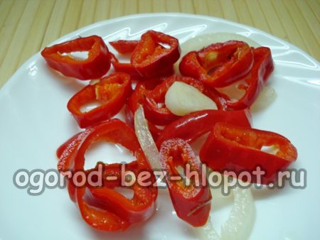Die Paprika ist fertig