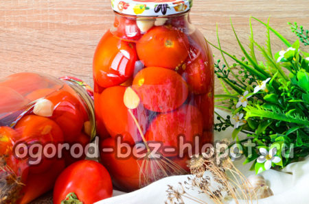 мариновани домати за зимата