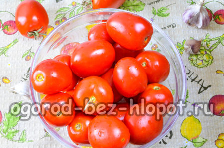 Tomaten waschen