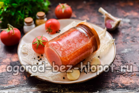 Fertig pürierte Tomaten