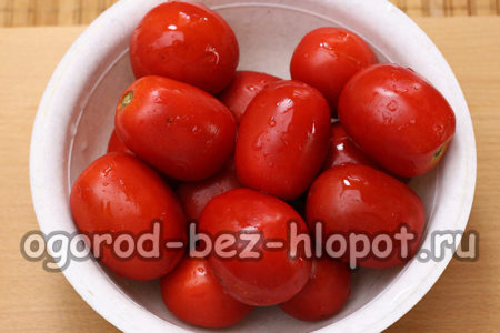 Tomaten waschen
