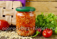 zuppa di sottaceti con orzo perlato per l'inverno