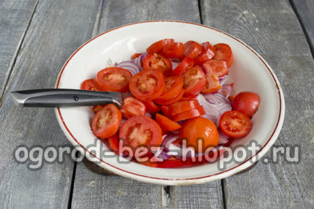 couper les tomates en tranches
