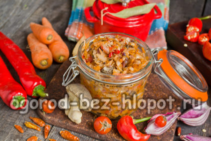 chou solyanka aux champignons