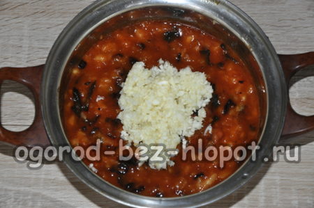 ajouter l'ail à la purée