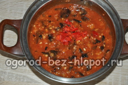 versez le poivre dans une casserole