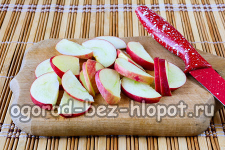 couper les pommes