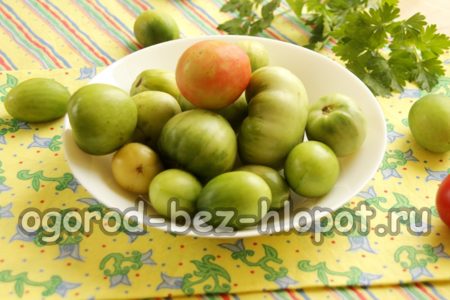 الطماطم الخضراء