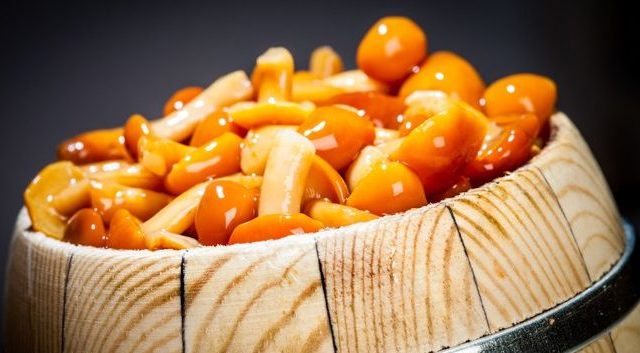 Champignons salés