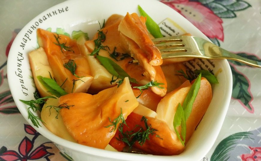 Champignons amadou marinés