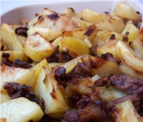 Kartoffeln mit Ferkeln