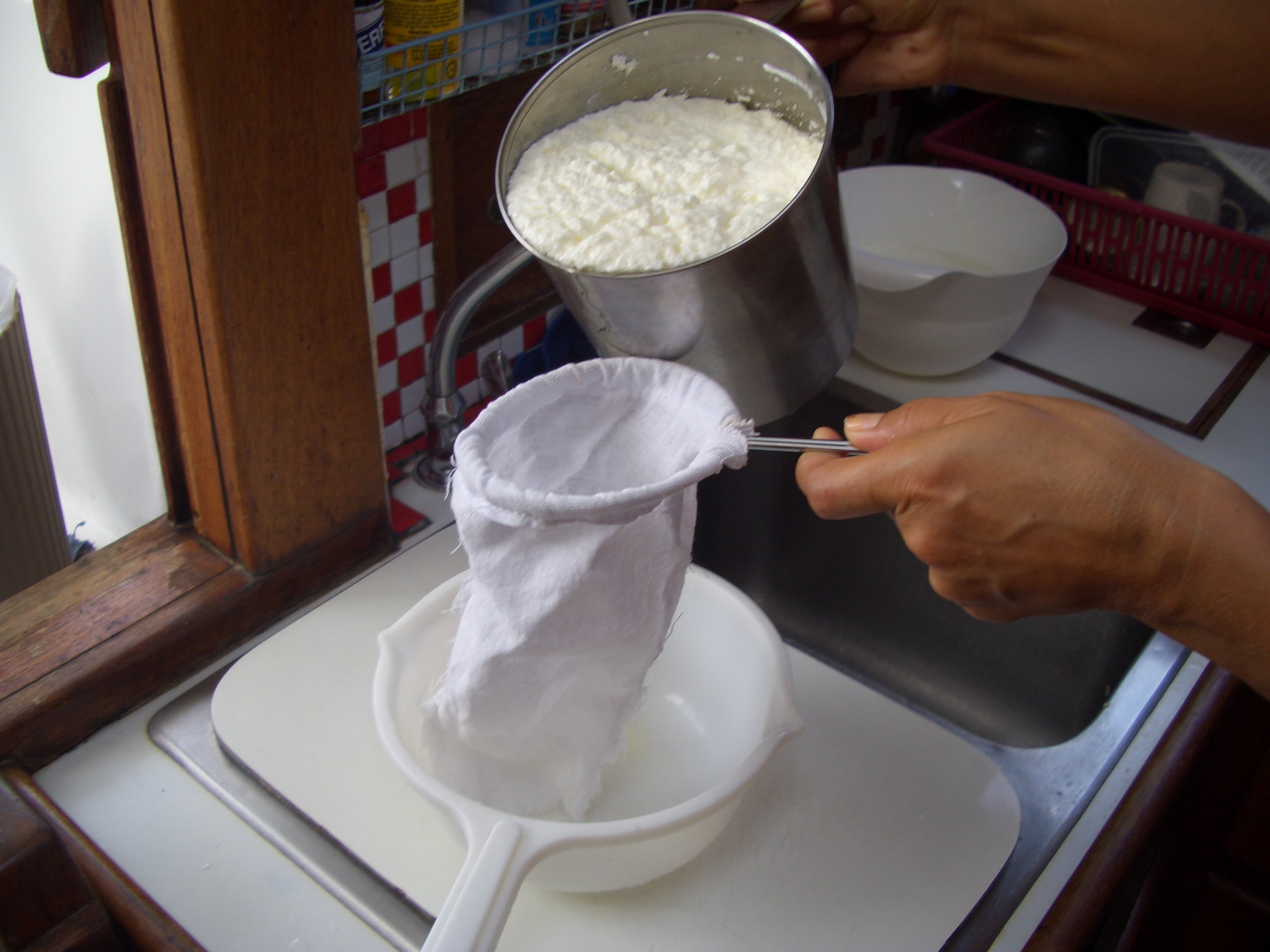 Kefir abseihen