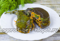 eingelegte Auberginen