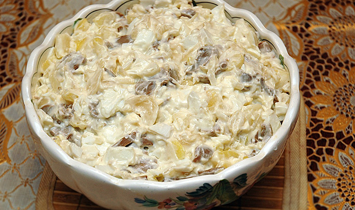 Insalata con funghi