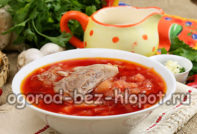 Ukrainischer Borschtsch