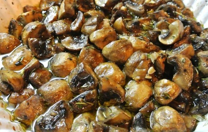 Gebratene Champignons