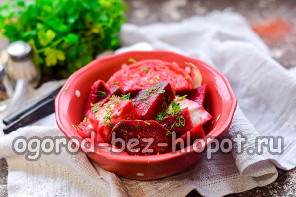 Georgian-style pickled cabbage