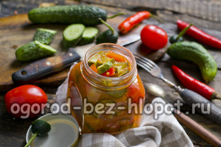 Lecho de concombre pour l'hiver