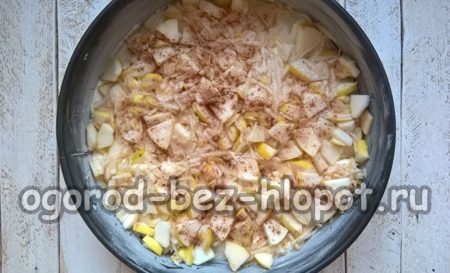 Mit Zimt bestreuen