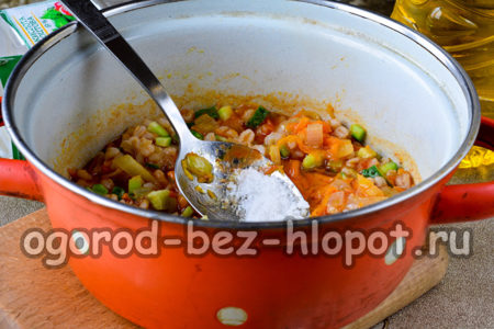 La soupe aux cornichons est prête