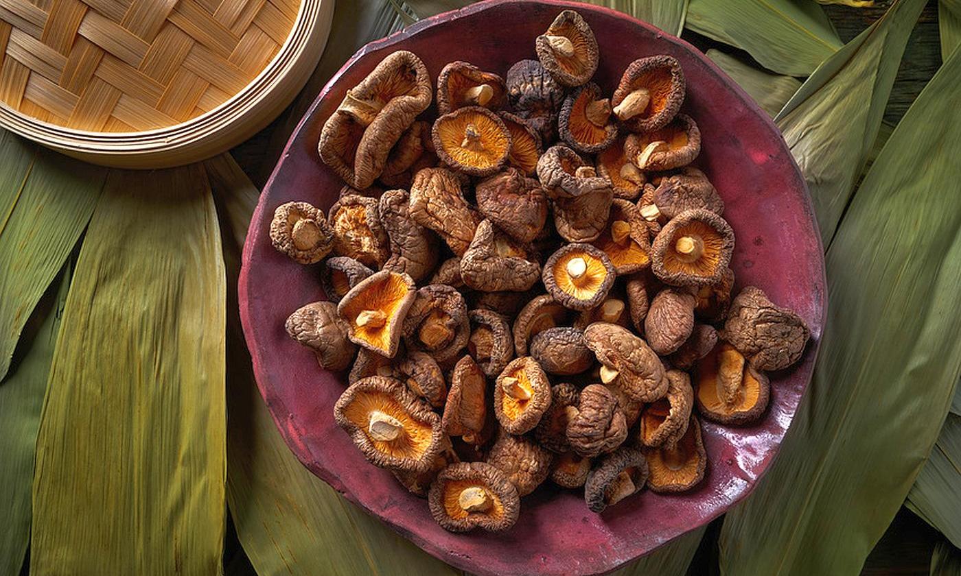 Champignons shiitake séchés