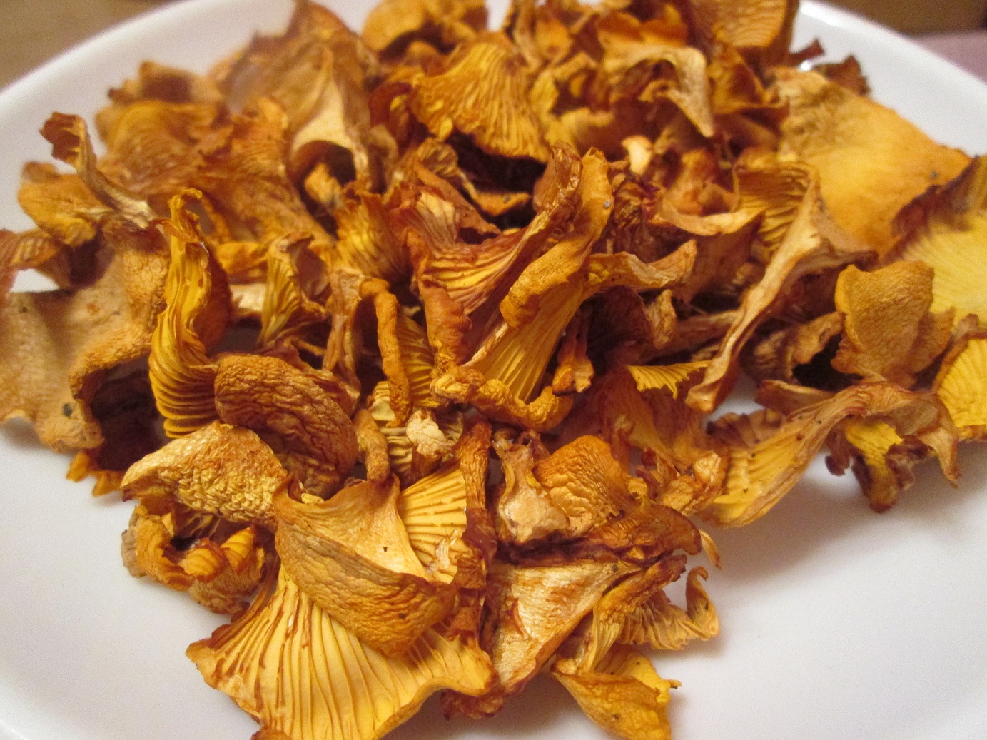 Getrocknete Pfifferlinge