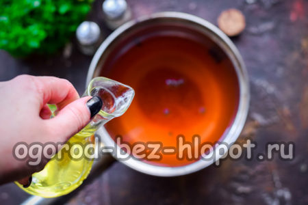 ρίξτε λάδι και ξύδι