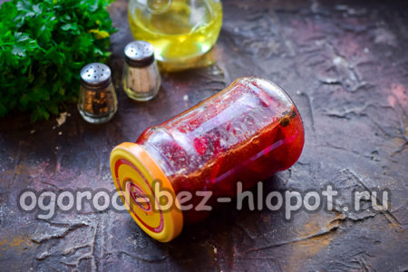κλείστε τα τελικά παντζάρια σε βάζα